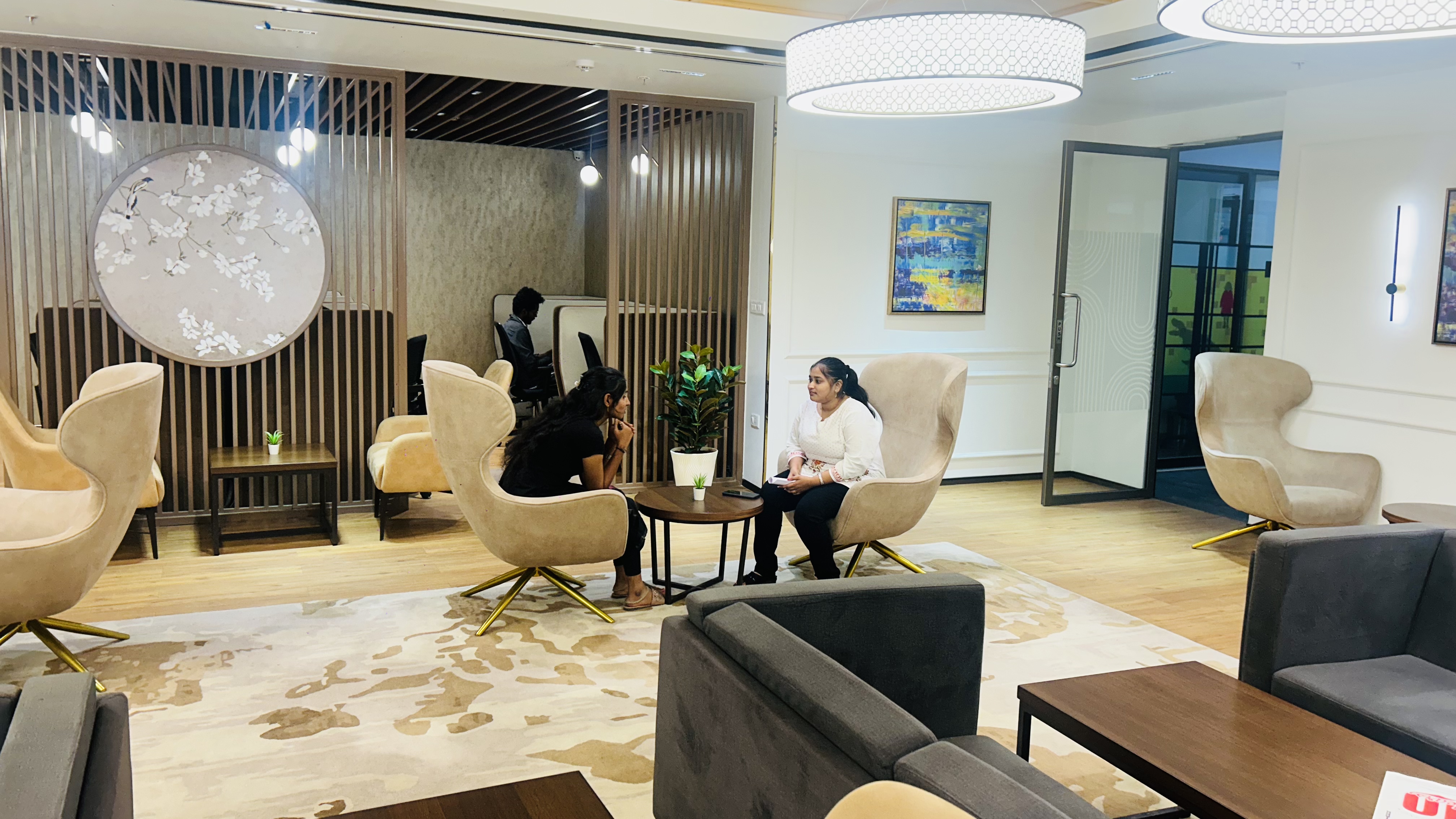 One-to-one meeting at Skillora office